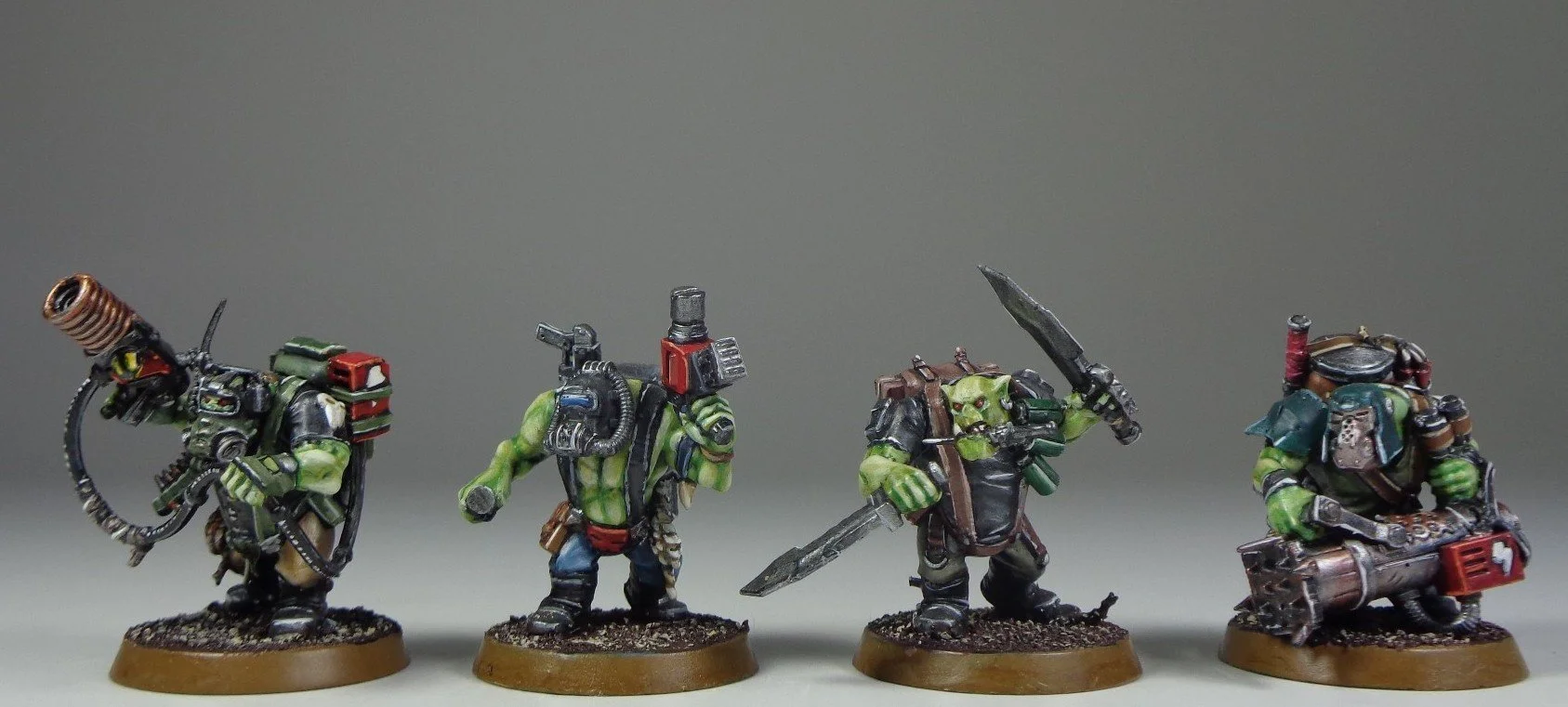 Painting Kill Team Octarius: Death Korps of Krieg versus Space Ork